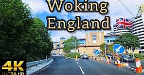 Woking Surrey - 🇬🇧 England | UK driving Tour - 4K