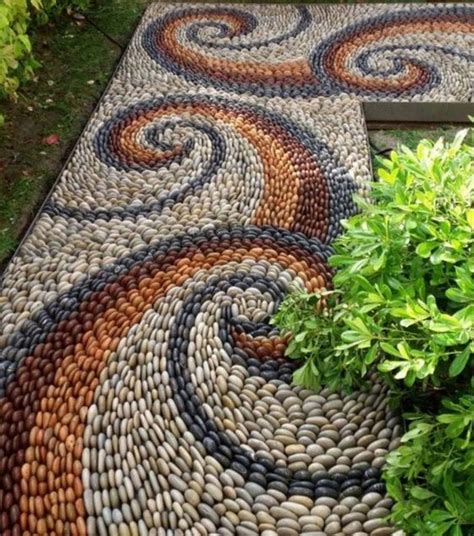Mosaic Garden Path Ideas The Garden Rock Garden Design Pebble