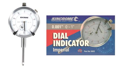Kincrome Imperial Dial Indicator 0 100 Inch Accurate Measuring Workshop