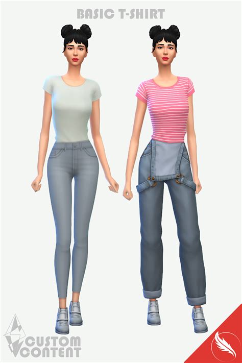The Sims 4 Custom Content The Sims 4 T Shirt Cc