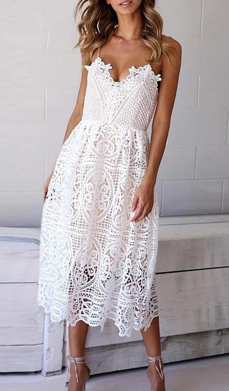 I Adore This Fashionposes White Lace Summer Dress Lace White