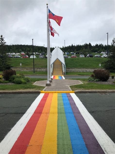 Special Flag Raising And Rainbow Crosswalk Unveiling At Rcmp