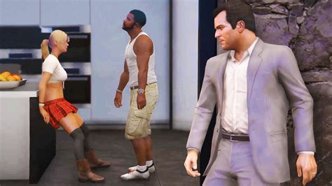 Encontré A Franklin Y Tracey Haciendo Esto En Gta 5 Grand Theft Auto
