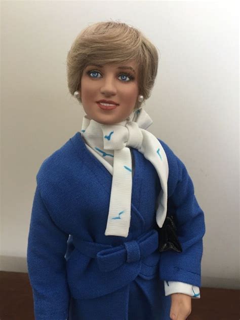 Ashton Drake Princess Diana Porcelain Doll Repainted Engagement Dress EBay In
