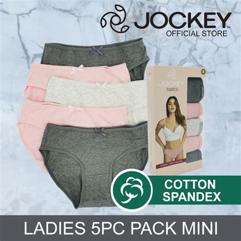 Qoo10 Jockey ® 5pcs Ladies Panties 95 Cotton 5 Spandex Basic Mini 9 Lingerie