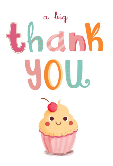 Here are some amazing thank you memes, images, and more to share with your friends and family. A Big Thank You - Birthday Thank You Card (Free ...