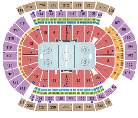 Prudential Center Seating Chart And Maps Newark