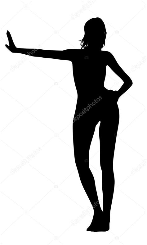 Sexy Woman Silhouette Eps 10 Stock Vector Image By ©snesivan888 97318922