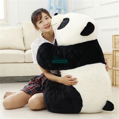 Dorimytrader Largest 90cm Lovely Soft Fat Panda Plush Toy 35 Big