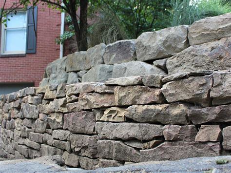 Stone Walls Pittsburgh Natural Stone Retaining Wall