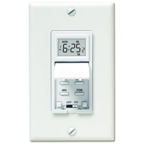 Honeywell 7 Day Programmable Light Switch Timer White Rpls530a1038u
