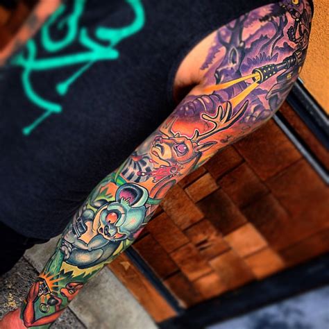 Amazing Colorful Tattoo Sleeve Best Tattoo Ideas Gallery