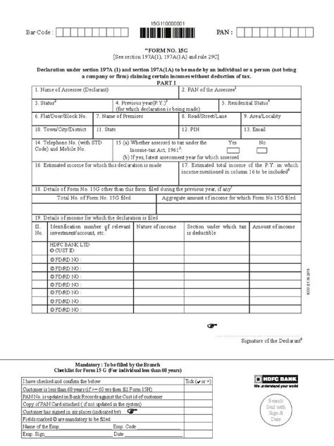 40+ sample price list templates in pdf | ms word. PDF HDFC Bank Form 15G PDF Download - InstaPDF