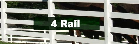 Vinyl 4 Rail Horse Fence Ohio Fence Company