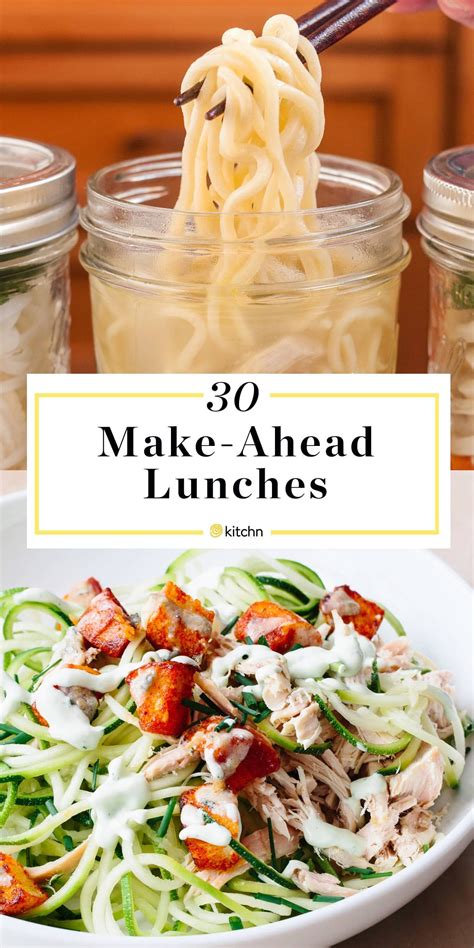 32 Make Ahead Lunches You Can Prep And Pack Tonight Quick Healthy