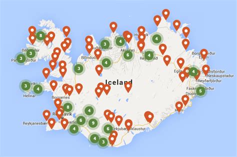 There Are Numerous Camping Sites All Around Iceland Holiday Decor
