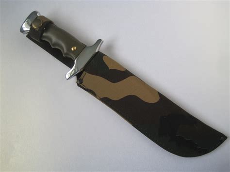 202v Cudeman Green Abs Large Bowie Knife