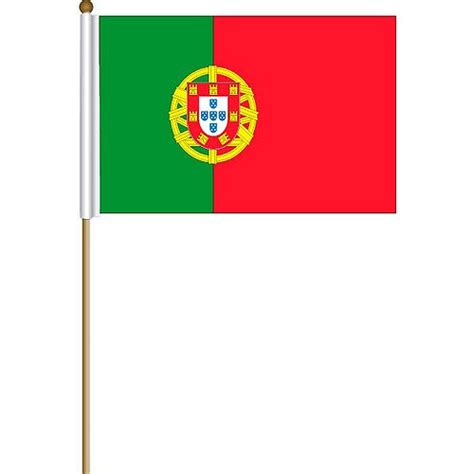 The portugal flag was officially acquired in the year of 1911. Buy Portugal Stick Flag in wholesale online! | Mimi Imports