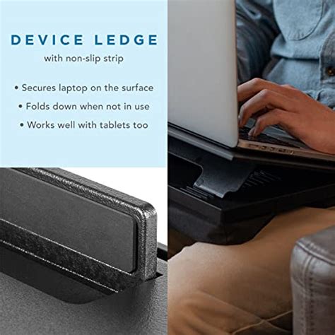 Lapgear Ergo Pro Lap Desk With 20 Adjustable Angles Mouse Pad And