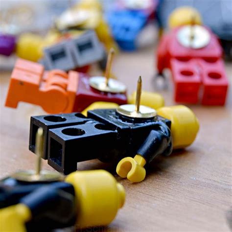 How To Make Lego Figure Push Pins Lego Bedroom Lego Craft Lego Diy