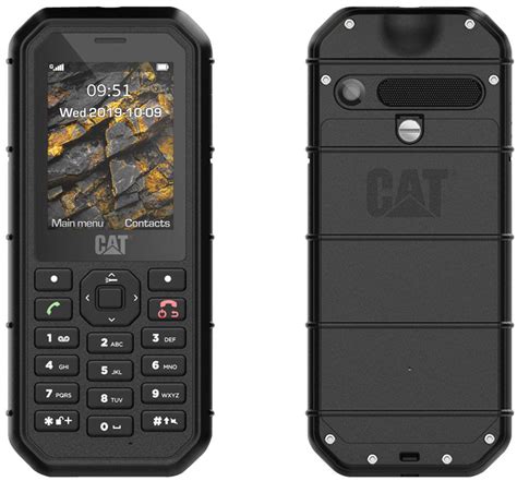 Cat B26 Rugged Dual Sim Mobile Phone Black Caterpillar Cpc