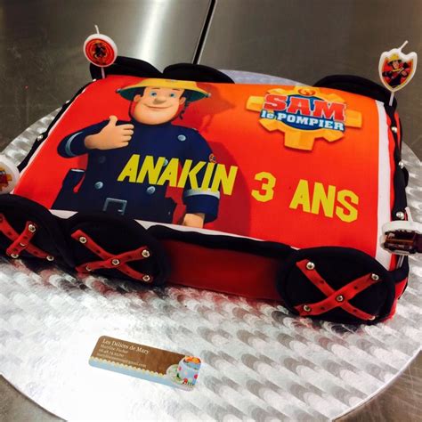 G Teau Sam Le Pompier Cake Design P Te Sucre Les D Lices De Mary