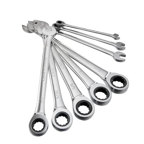 Craftsman 8 Piece Ratcheting Wrench Set Metric Shop