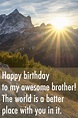 150+ Happy Birthday Wishes for Brother - Best, Funny, Heart-touching ...