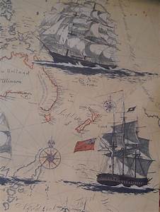 Vintage 1980 39 S Nautical Map Wallpaper