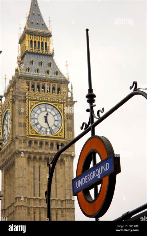 Westminster London Underground Station Sign Stock Photo Alamy