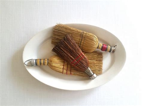 Antique Whisk Brooms Three Vintage Brooms Rustic Cabin Etsy