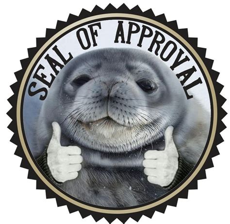 The Official Seal Of Approval Bird Owl