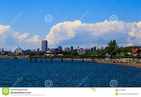 Activities And Scenes In Buffalo Ny Along Lake Erie On A Spring