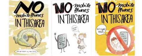 No Mobile Phones Posters Pack Of 6