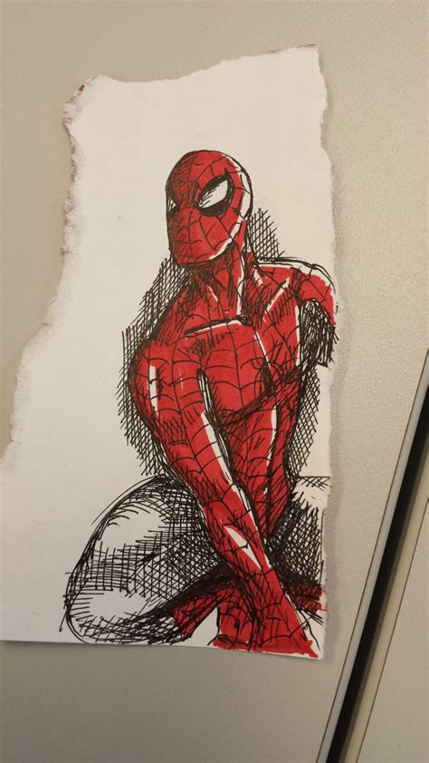 Spidey Sketch Art Of JWM Casavant Spiderman Drawing Spiderman Art