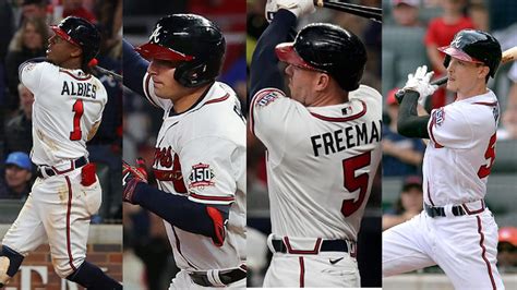 4 Braves Players Earn Silver Slugger Awards Most From Any Team This