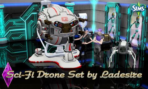 Ladesires Creative Corner Ts3 Sci Fi Drone Set By