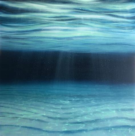 Timelessness Large Original Underwater Oil Painting On Etsy Ocean