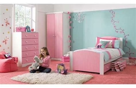 Bedroom furniture pink ideas teenage girls via. Blue and Pink Little Girl Bedroom. www.rilane.com | Modern ...