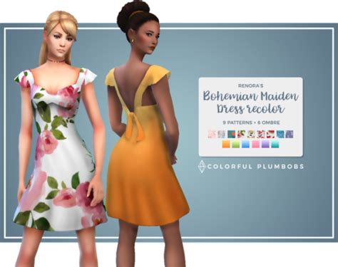 Colorful Plumbobs Sims 4 Dresses Sims 4 Mods Maxis Match