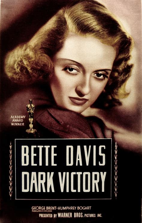 Dark Victory Bette Davis 1939 Photograph By Everett