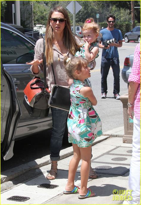 Jessica Alba Honor And Haven Wear Matching Outfits Photo 2923194 Cash Warren Celebrity