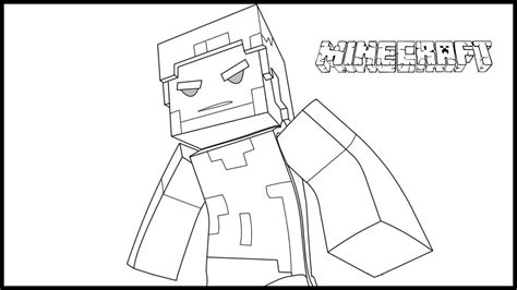 Minecraft Herobrine Drawing At Paintingvalley Explore Collection 55808