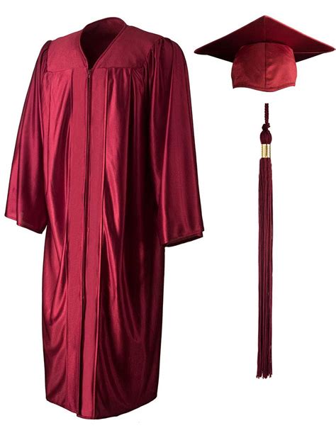 Buy Unisex Adult Shiny Graduation Gown Cap And Tassel Set Incl 2020