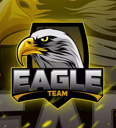 Eagle Team Mascot And Esport Logo By Aqrstudio On In 2020 Team Logo