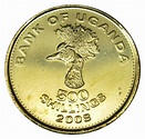 Uganda 500 Shillings coin 2008 km#69 East African crowned crane | eBay