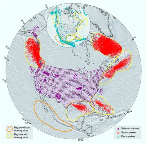 New Geophysical Phenomenon Discovered Stormquakes Geophysics Sci