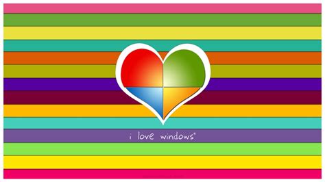 I Love Windows Wallpapers 1024x576 96563