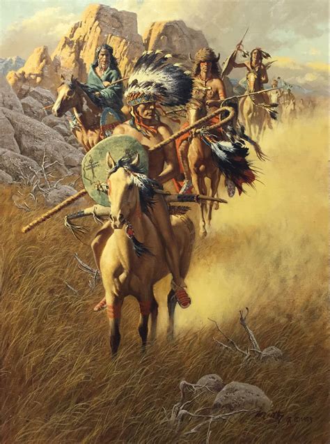 Warriors Of The Sioux Nation American West American Indians Western