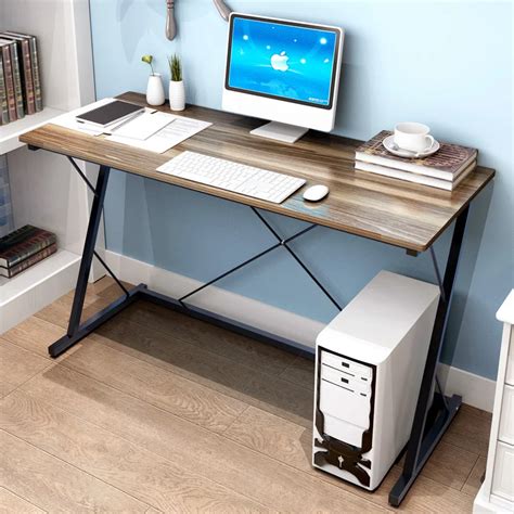 Simple Desktop Computer Desk Laptop Table Minimalist Green Home In